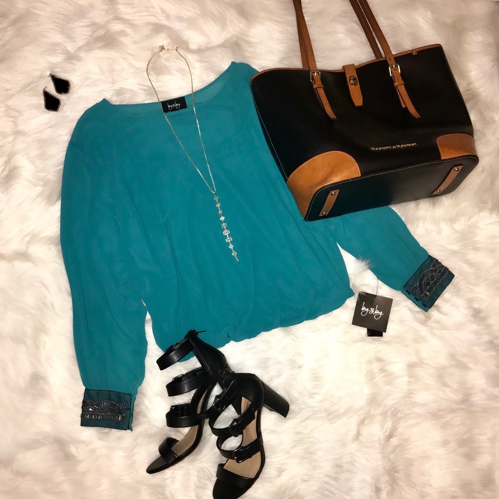 Teal BY&BY Blouse {NTW}